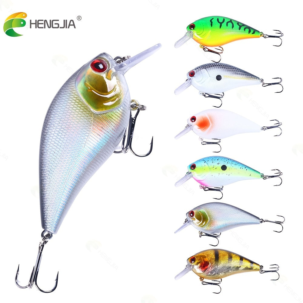 6pcs Crankbait Fishing Lure Set – Bass & Pike Hard Baits - Clickilix