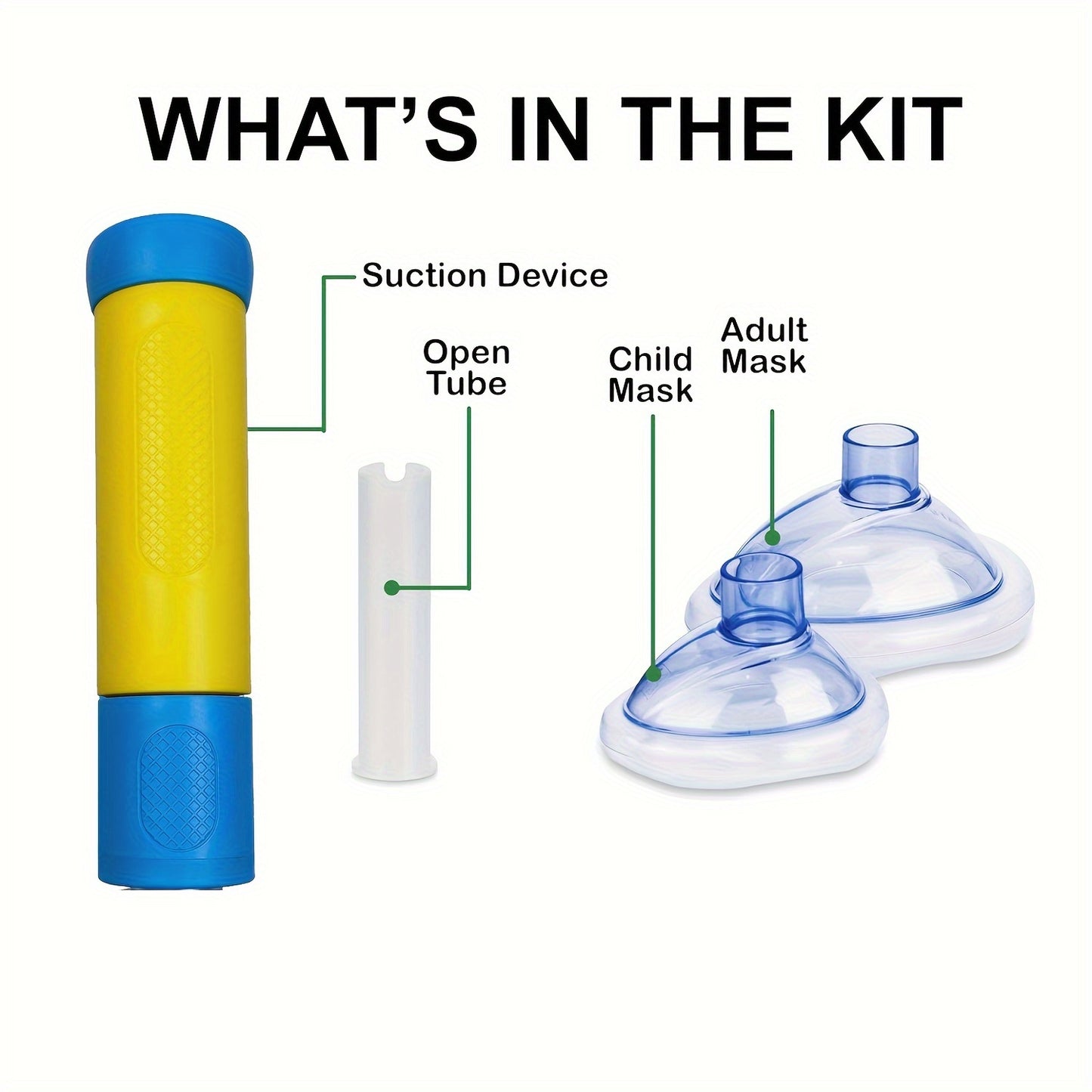 Portable Emergency Airway Suction Device Kit