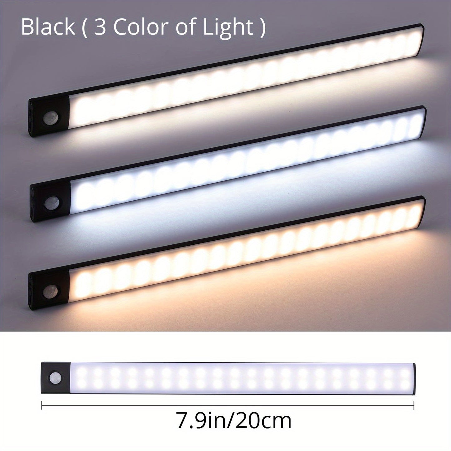 LED Motion Sensor Cabinet Light Rechargeable