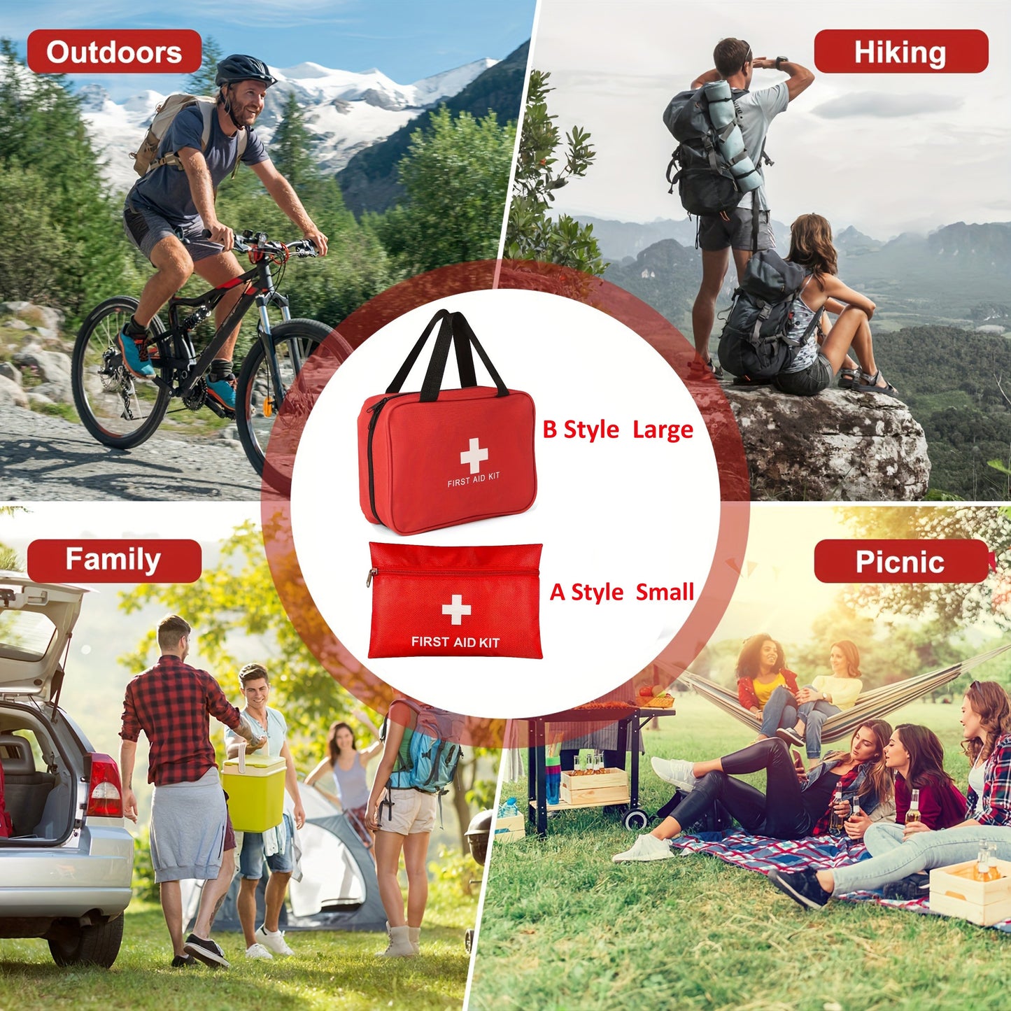 Ultimate 160/27-Piece First Aid Kit Survival Gear