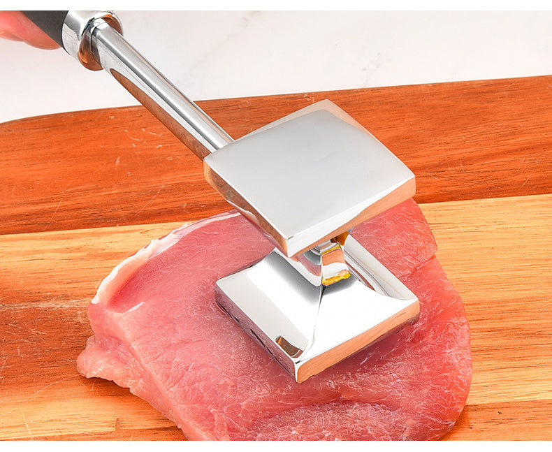 Stainless Steel Double-Sided Meat Tenderizer Hammer