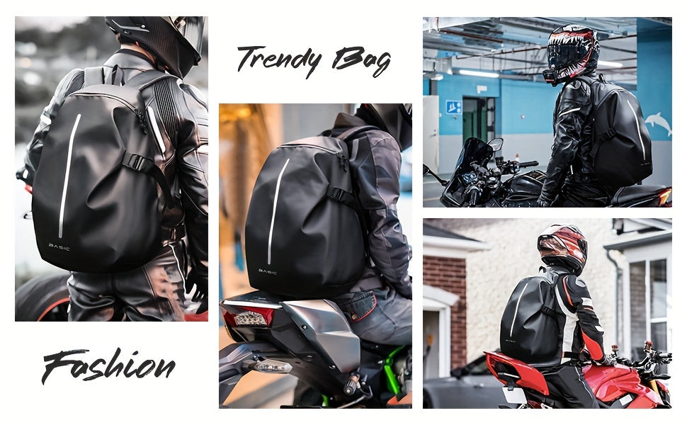 Waterproof Motorcycle Backpack – Helmet & Travel Gear