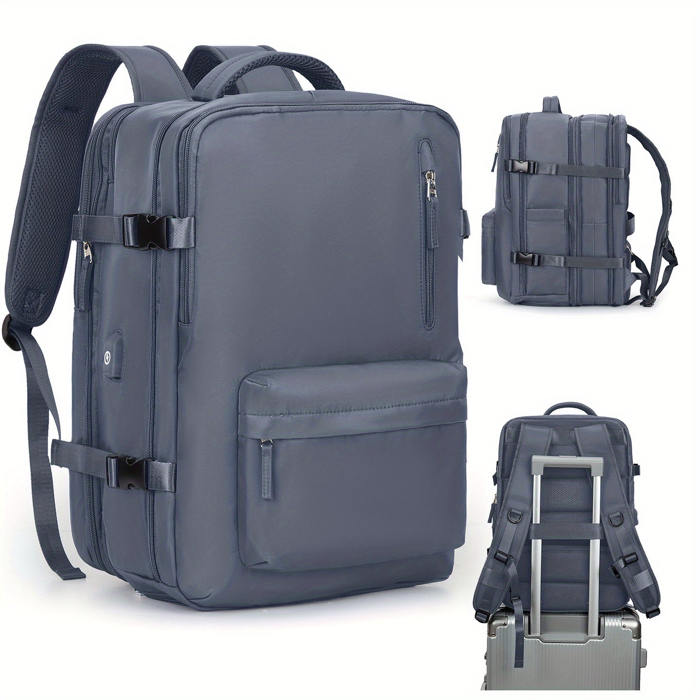 Large Waterproof Travel & Hiking Backpack