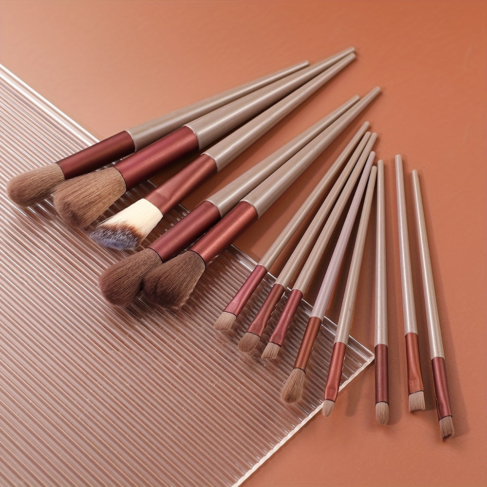 13pcs Soft Fluffy Makeup Brush Set