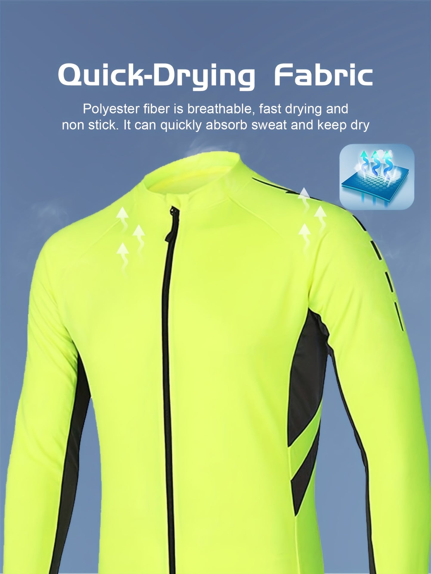 Men’s Elite Cycling Jersey – Quick-Dry, Full Zip, Pockets - Clickilix