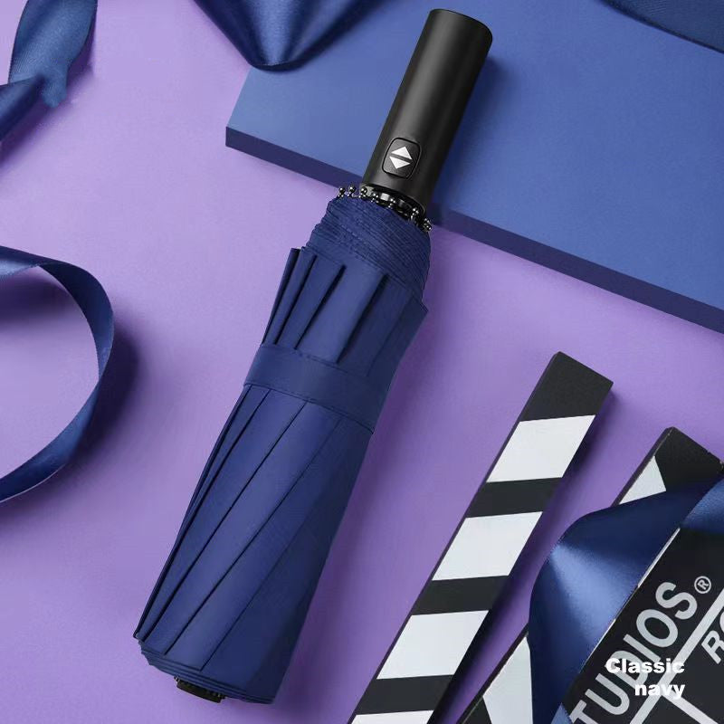 Automatic Foldable Umbrella – Ten-Bone, All-Weather Protection - Clickilix