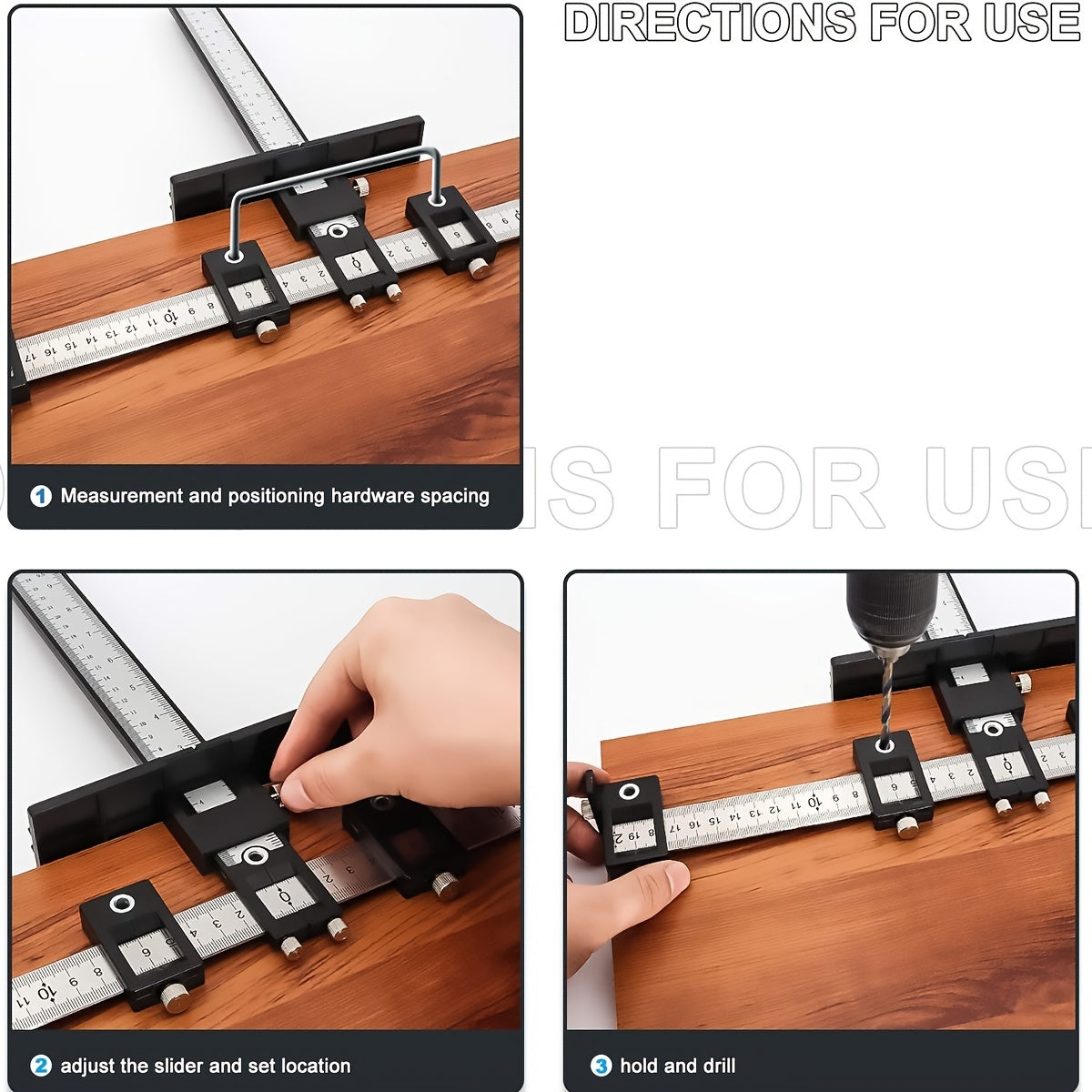 Precision Cabinet Hardware Jig Tool for Easy Drilling - Clickilix