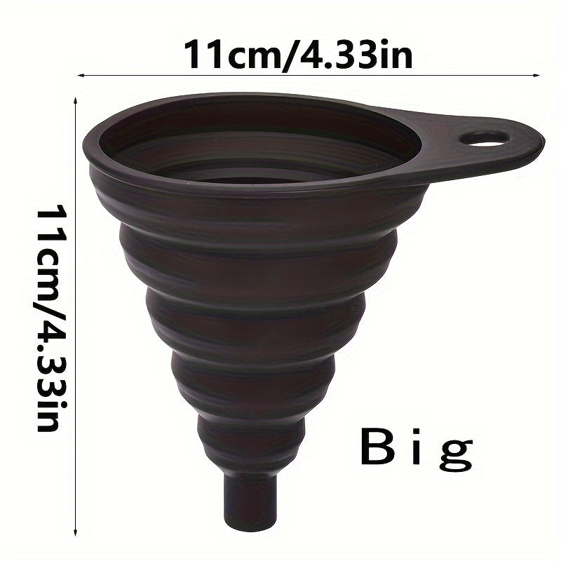 Flexible Long Neck Silicone Funnel