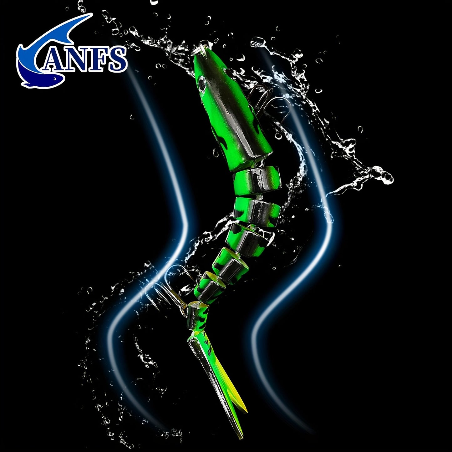 Multi-Jointed Swimbait Crankbait for Bass & Trout - Clickilix