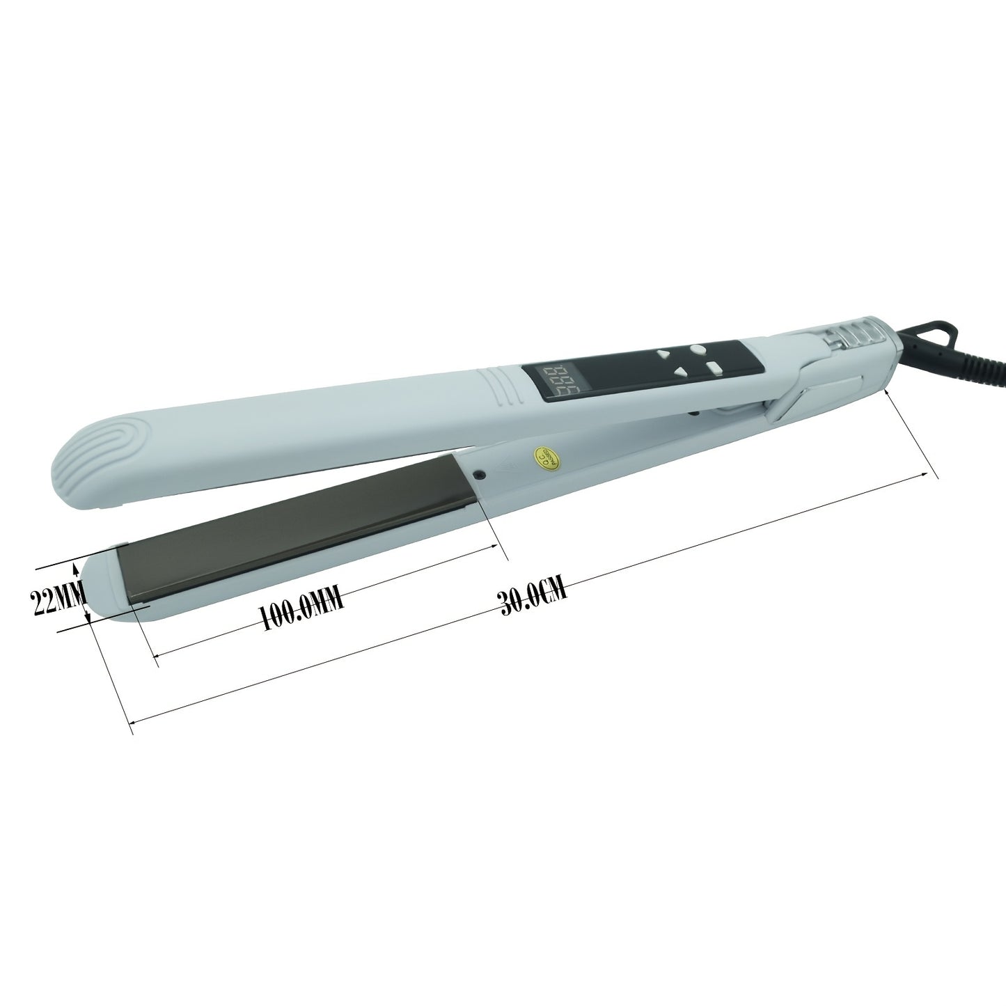 2-in-1 Tourmaline Hair Straightener – Flat & Curling Iron - Clickilix