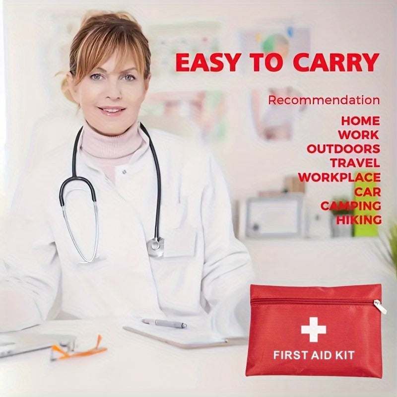Complete First Aid Kit for Home, Car & Outdoor Use