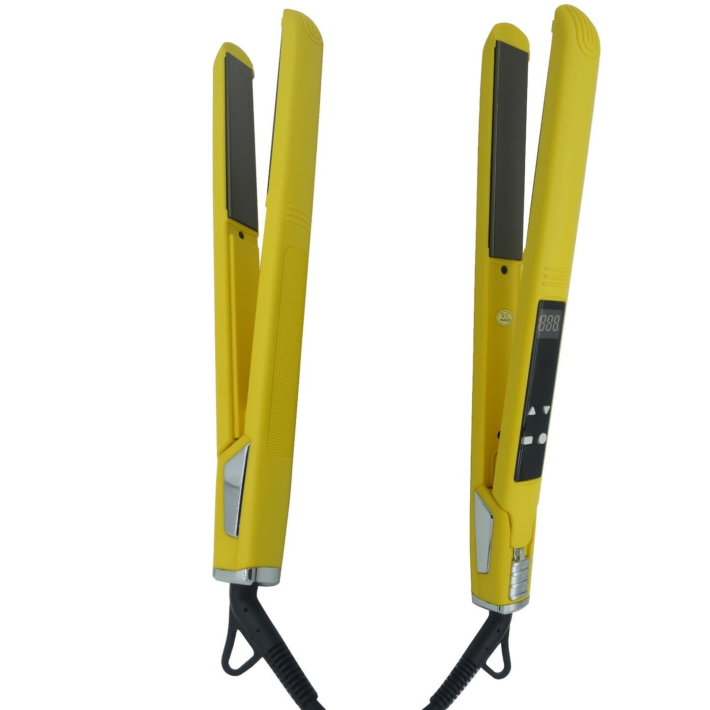 2-in-1 Tourmaline Hair Straightener – Flat & Curling Iron - Clickilix
