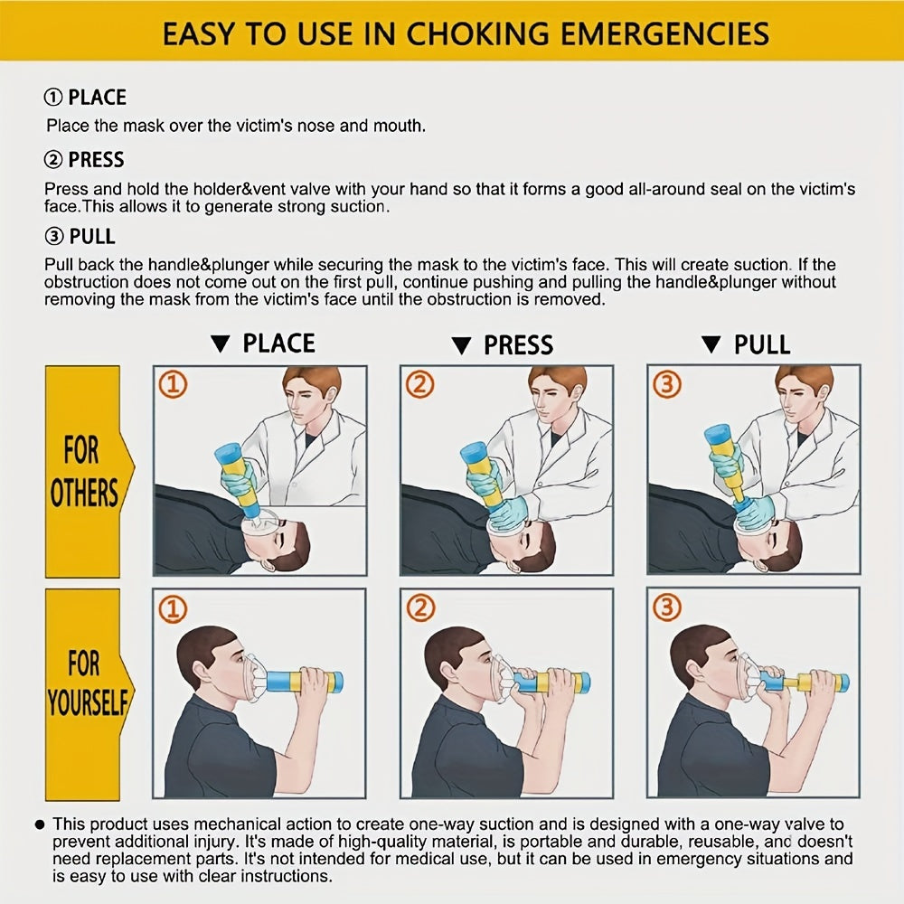 Portable Emergency Airway Suction Device Kit