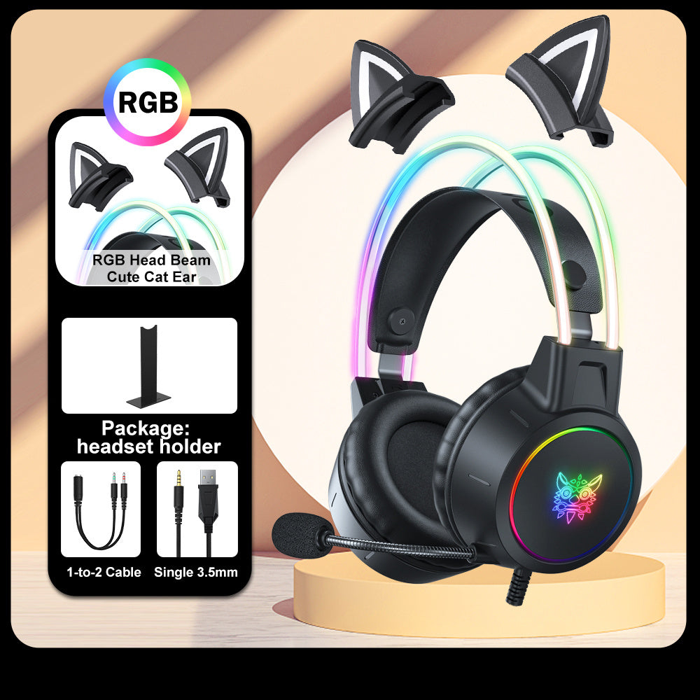 ONIKUMA X15Pro Cat Ear Gaming Headset