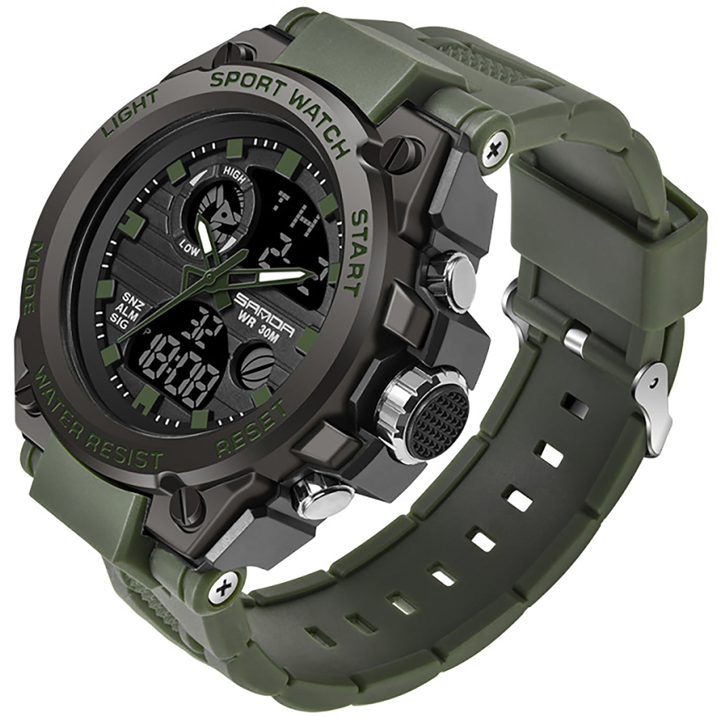 HOOSHU SportsMaster Men’s Outdoor Dual Watch - Clickilix