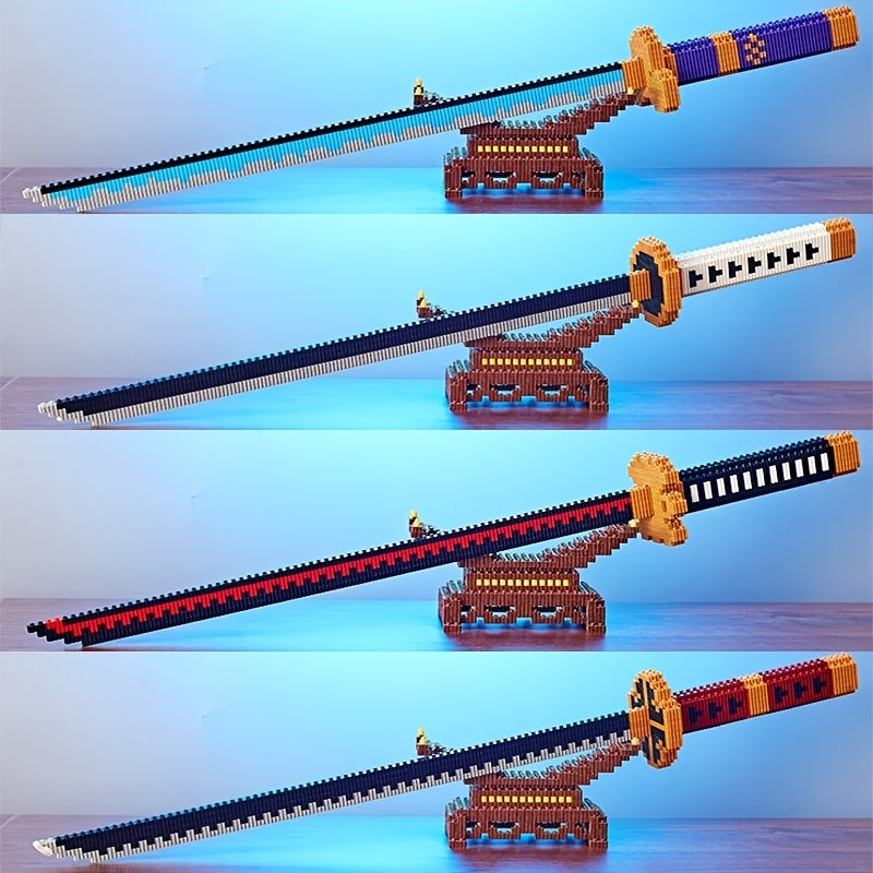 Anime Weapon Scabbard Building Block Set