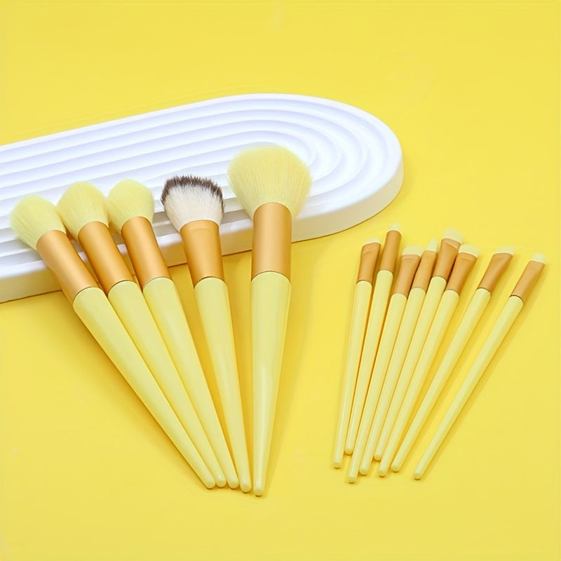 13pcs Soft Fluffy Makeup Brush Set