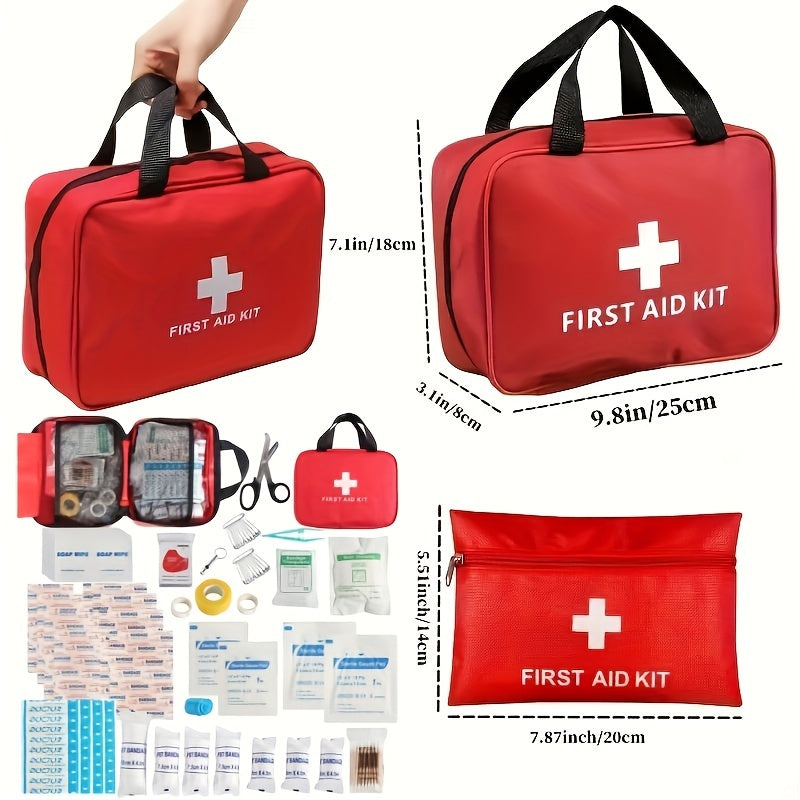 Portable First Aid Kit for Home, Car, Camping
