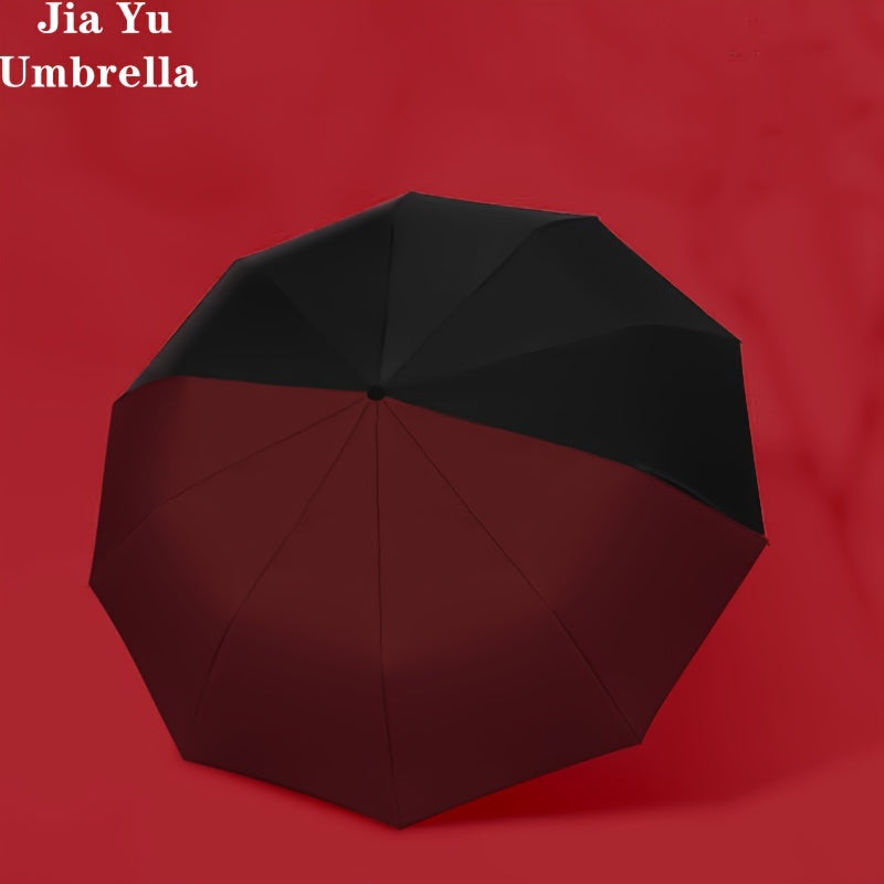 Automatic Foldable Umbrella – Ten-Bone, All-Weather Protection - Clickilix