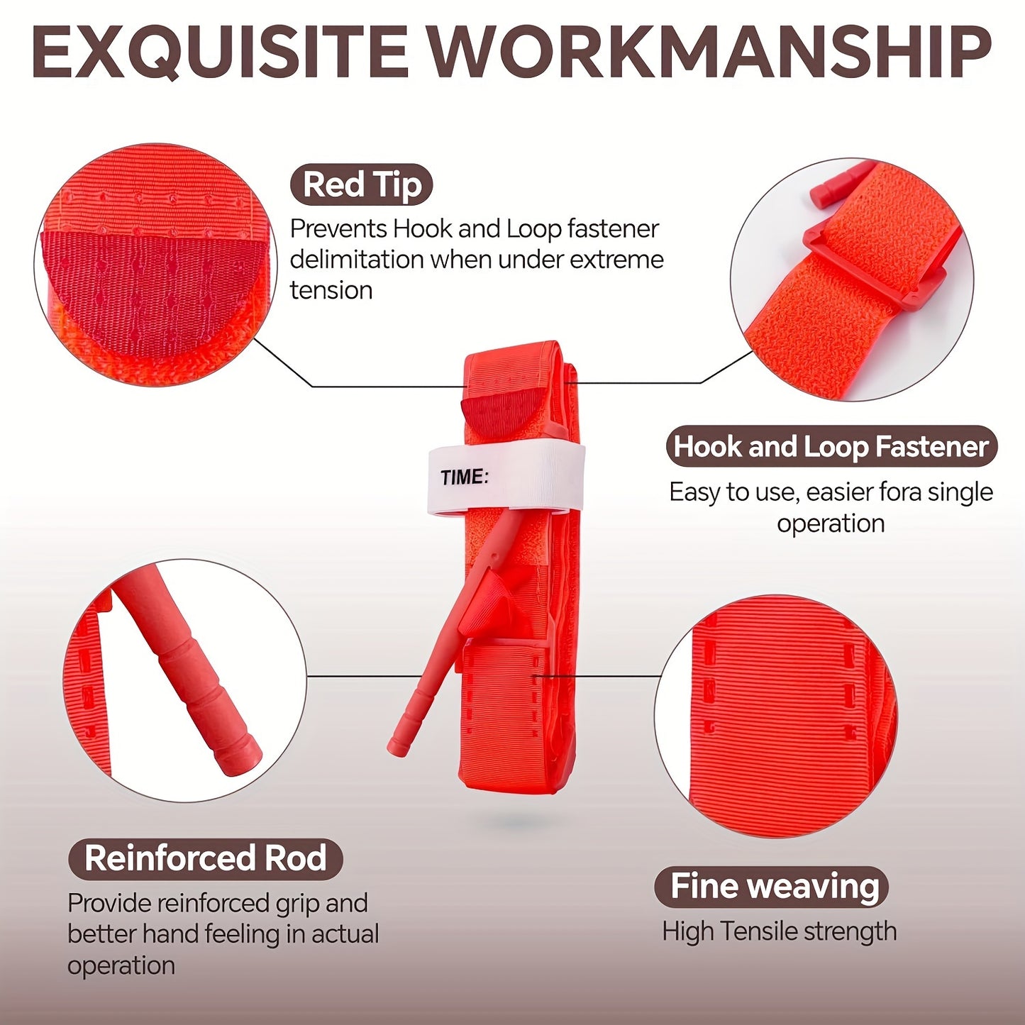 3pcs Emergency Tourniquets for Bleeding Control