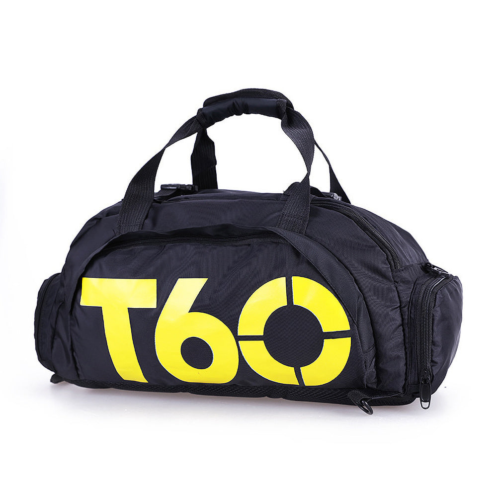Large Nylon Travel Duffle Bag with Shoe Compartment