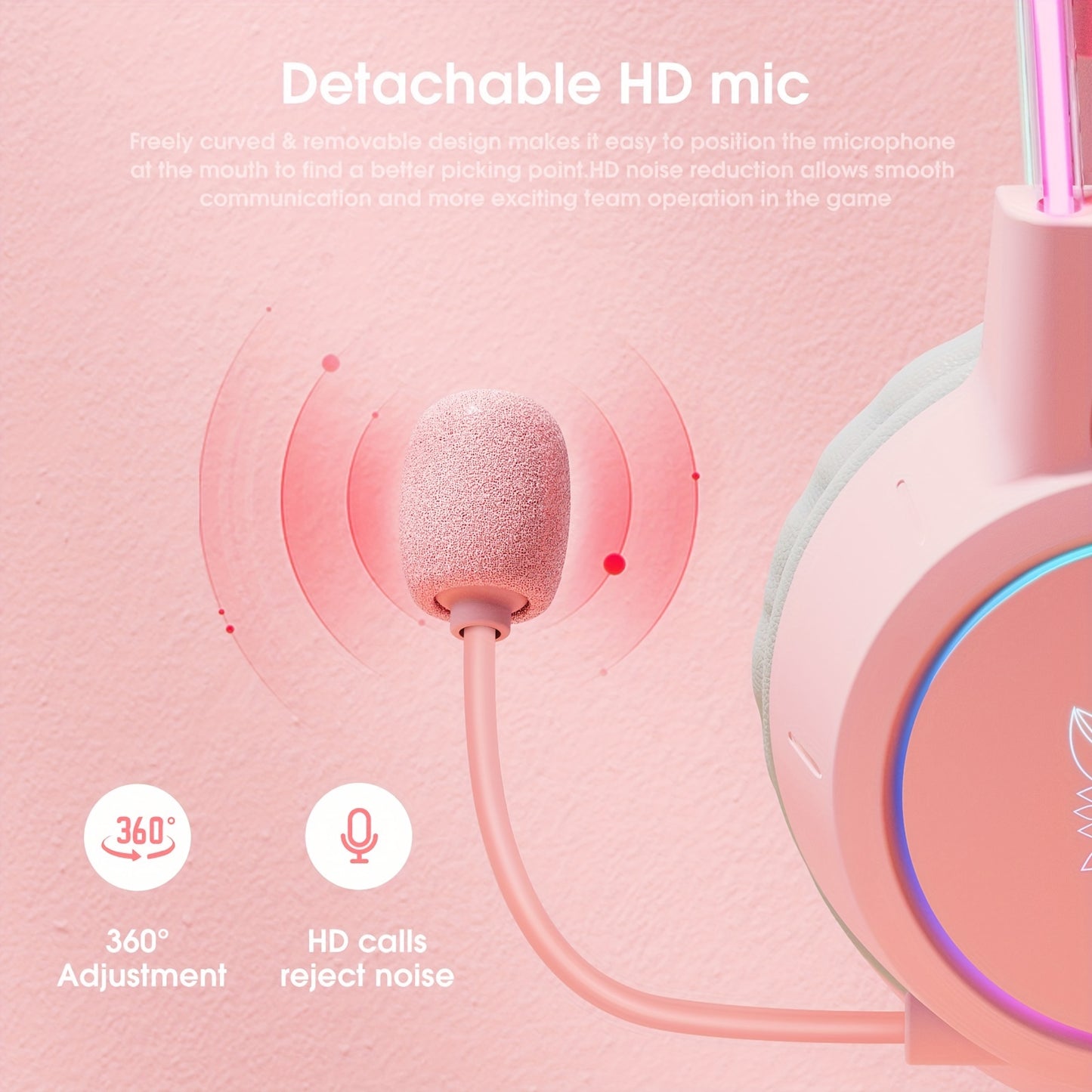 ONIKUMA X15Pro Cat Ear Gaming Headset