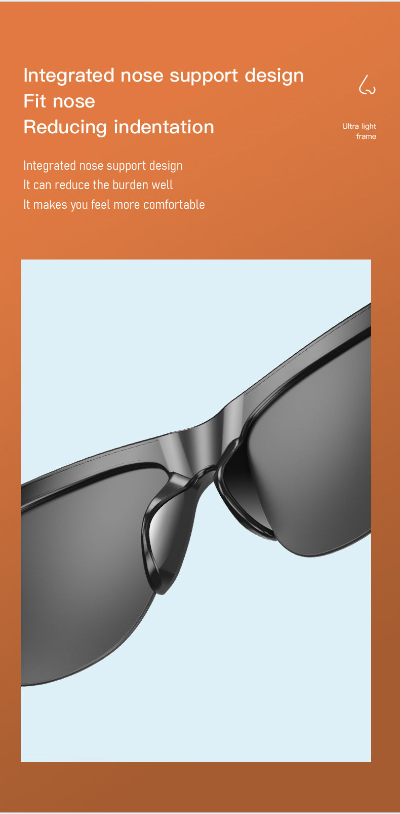 Smart Wireless Audio Sunglasses for Sports