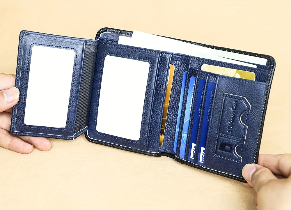 Vintage RFID Leather Wallet for Men