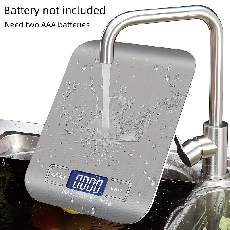 Weluvfit Digital Kitchen Scale Stainless Steel