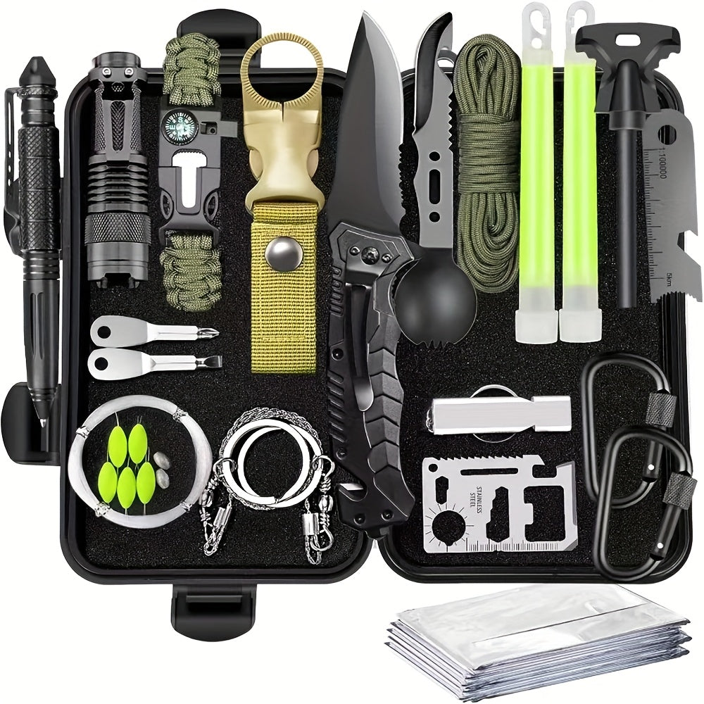 158pcs Survival Kit with 20 Insulation Blankets