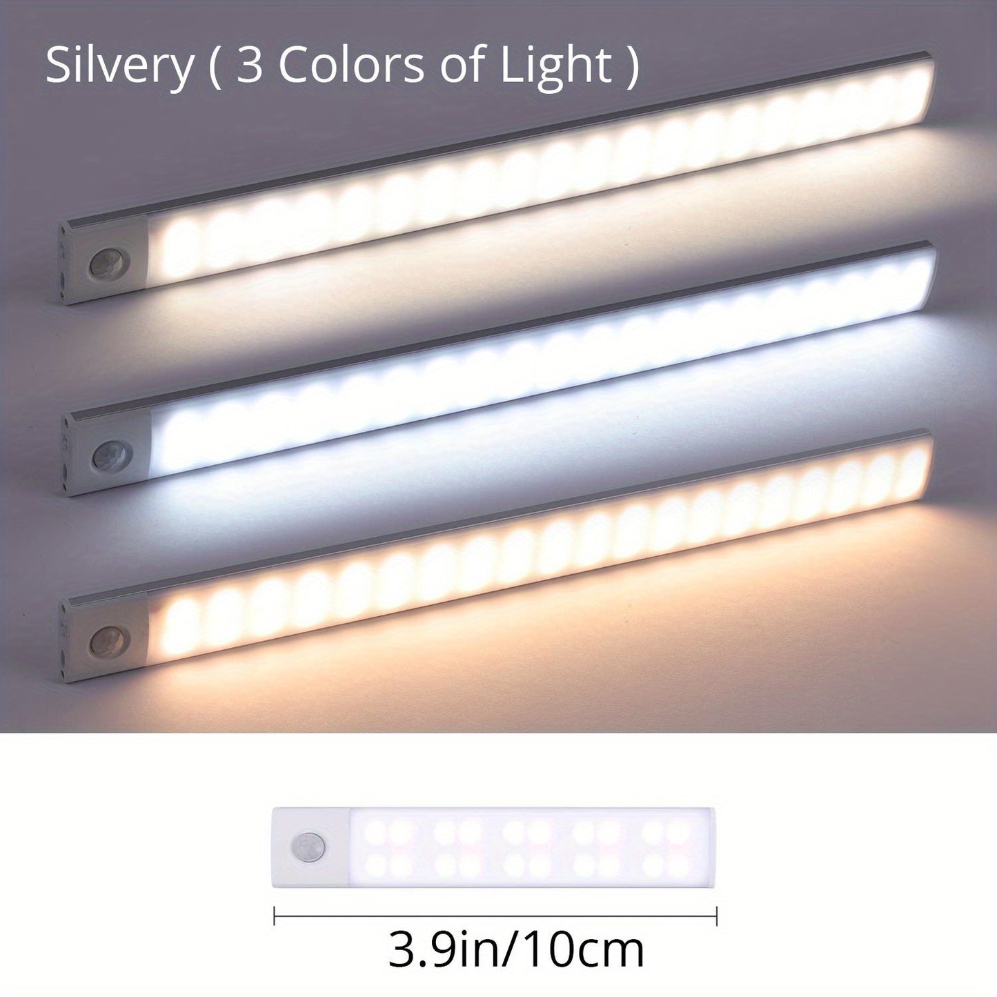LED Motion Sensor Cabinet Light Rechargeable