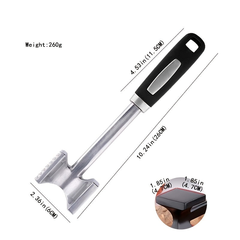 Stainless Steel Double-Sided Meat Tenderizer Hammer