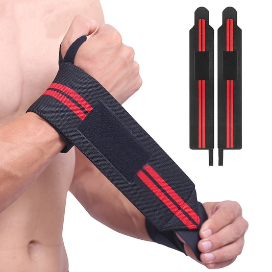 Wrist Strap Pair for Weightlifting & Gym Training - Clickilix