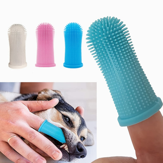 Soft Silicone Pet Toothbrush for Dogs & Cats - Clickilix