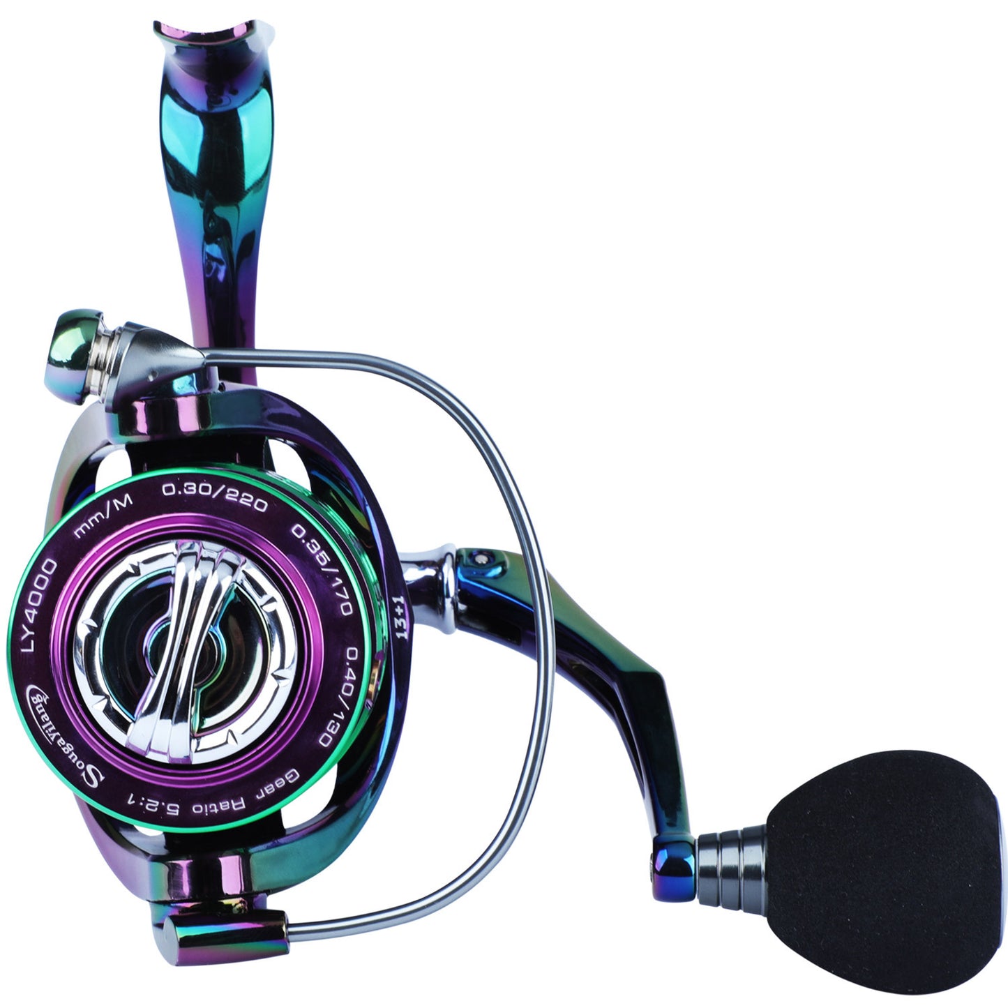 Sougayilang Ultra Smooth Spinning Fishing Reel, 13+1BB - Clickilix