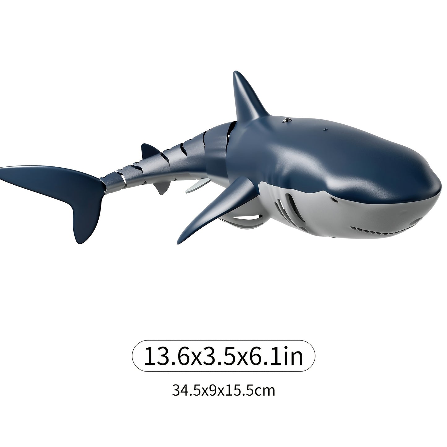 Remote Control Shark Toy with Spray & Light