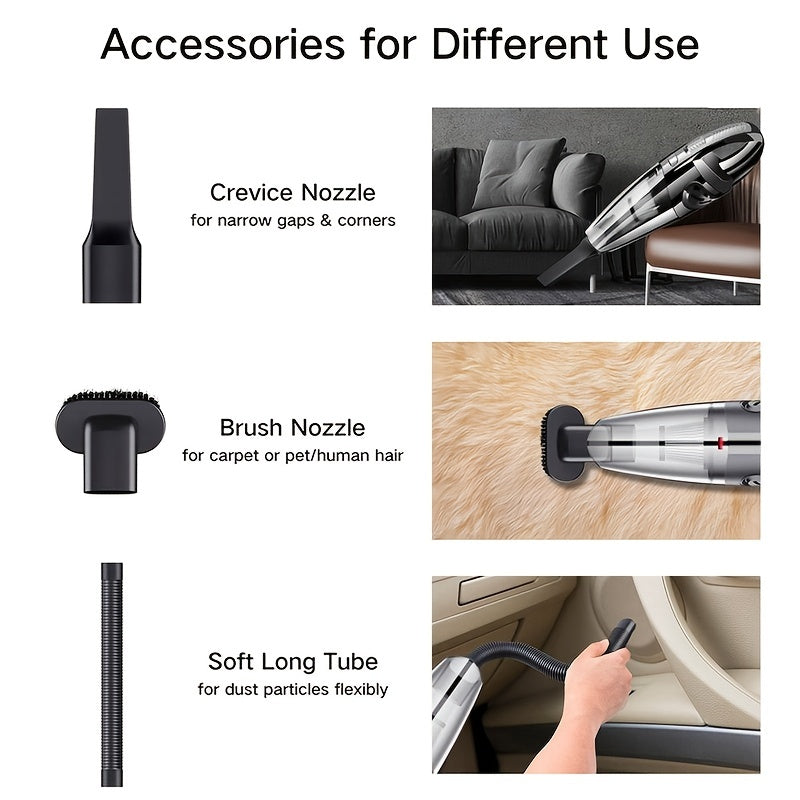 Wireless Car Vacuum Cleaner – Strong Suction & Portable - Clickilix