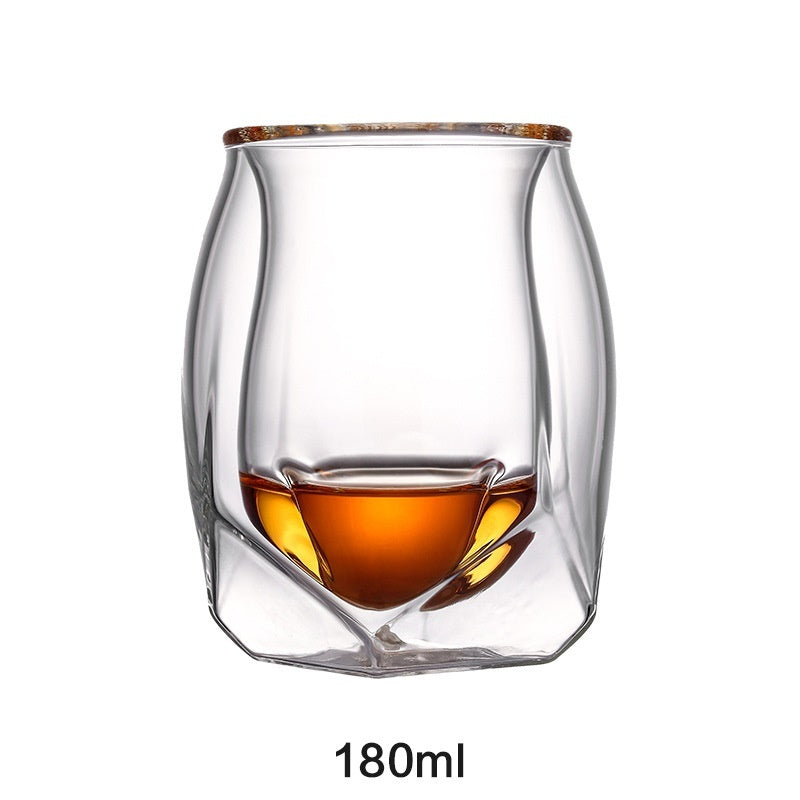 Crystal Whiskey Glass Elegant Tumbler for Spirits