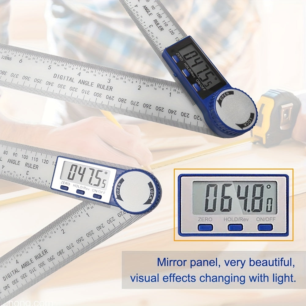 2-in-1 Digital Angle Finder Ruler – 7" / 200mm Tool - Clickilix