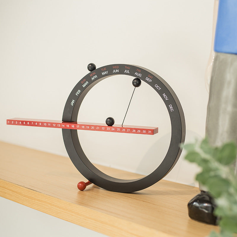 Creative Handmade Wooden Desk Calendar Decoration