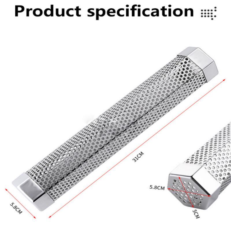 Stainless Steel BBQ Smoker Box for Grills