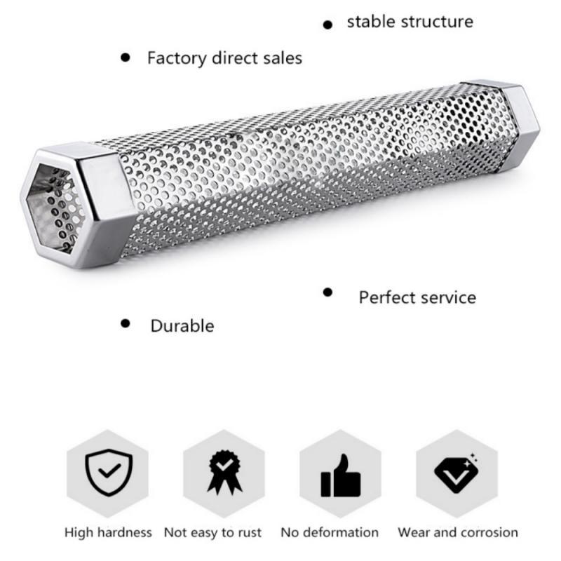 Stainless Steel BBQ Smoker Box for Grills
