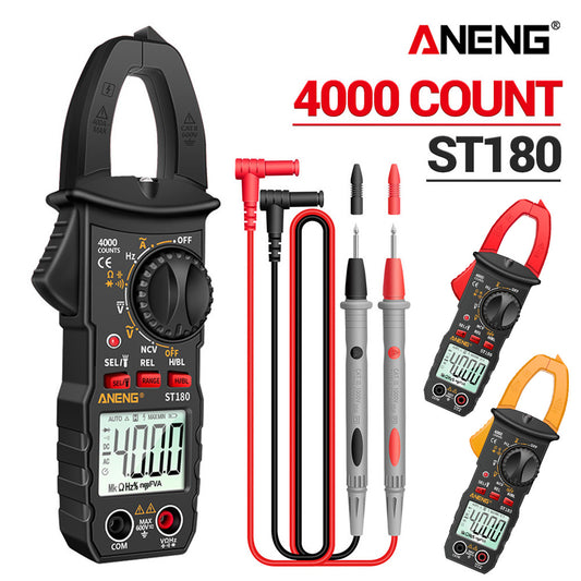 ANENG ST180 Clamp Meter – 4000 Counts AC Multimeter - Clickilix