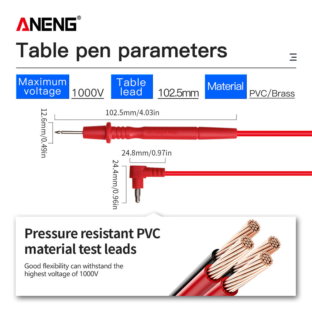 ANENG AN8205C Digital Multimeter – Auto-Ranging with Thermocouple - Clickilix