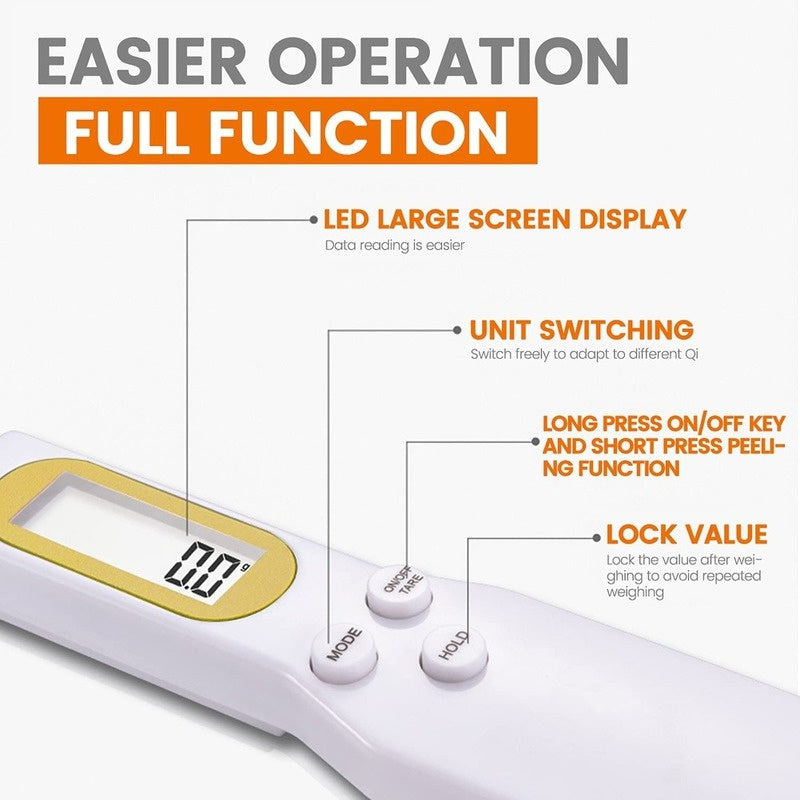AccuMeasure Digital Spoon Scale LCD