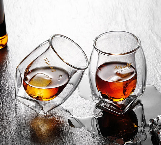 Crystal Whiskey Glass Elegant Tumbler for Spirits