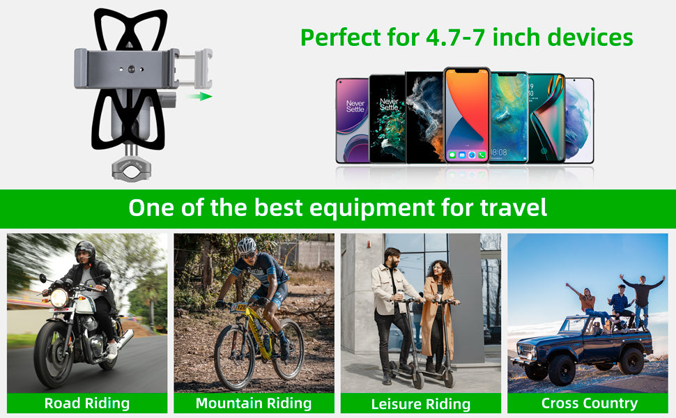 FANAUE 360° Universal Motorcycle Phone Holder