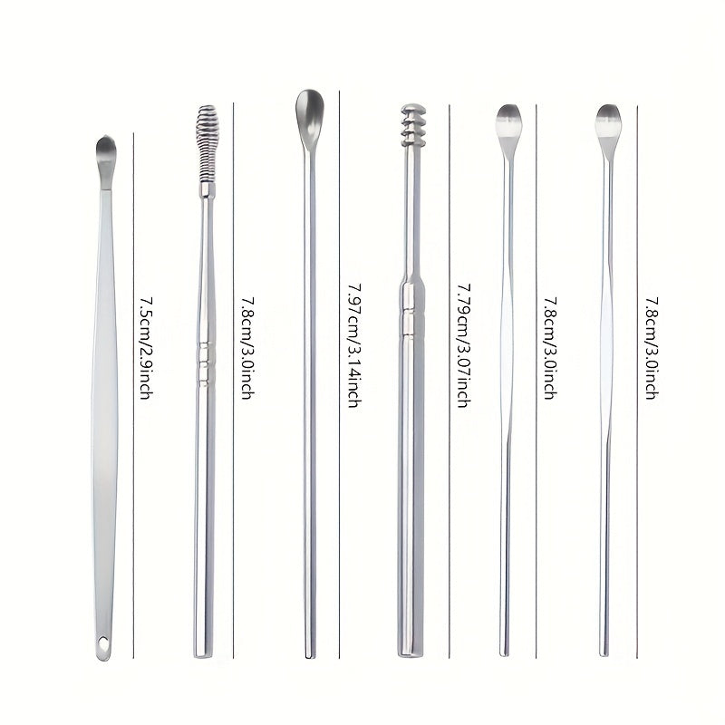 6-in-1 Stainless Steel Ear Wax Kit