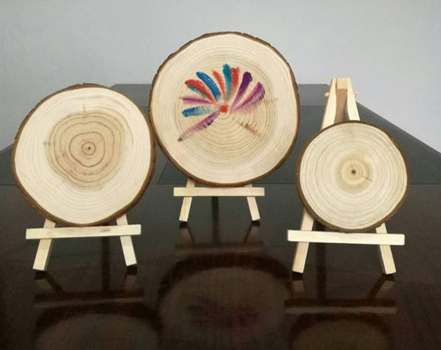 Natural Wood Chips for Craft and Decoration