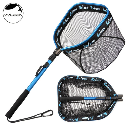 YVLEEN Floating Fishing Net with Aluminum Frame